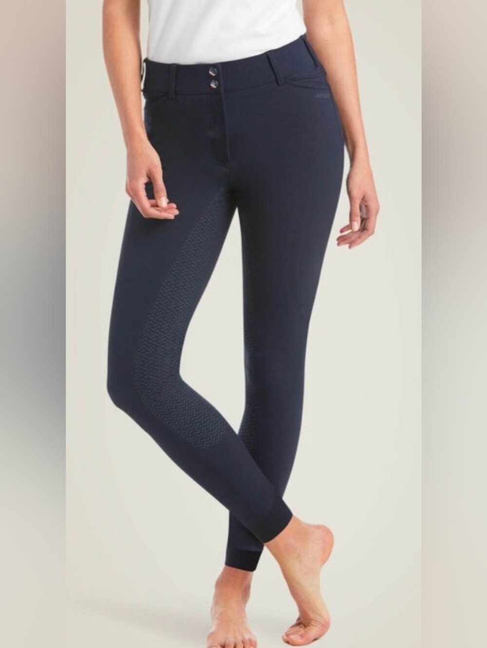 Ariat Prelude Full Seat Navy Breeches 24R, New - Picture 4 of 4